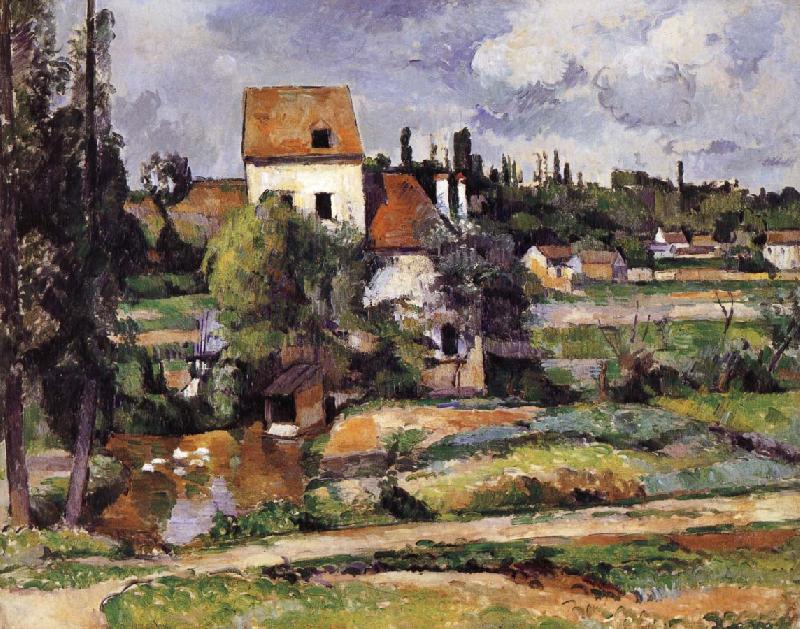 Paul Cezanne Pang Schwarz map of the mill oil painting picture